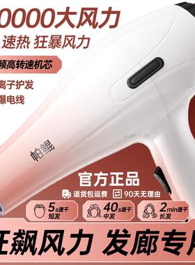 发廊吹风机大功率5000w理髲店99000家用3800W负离子工业吹风机筒W