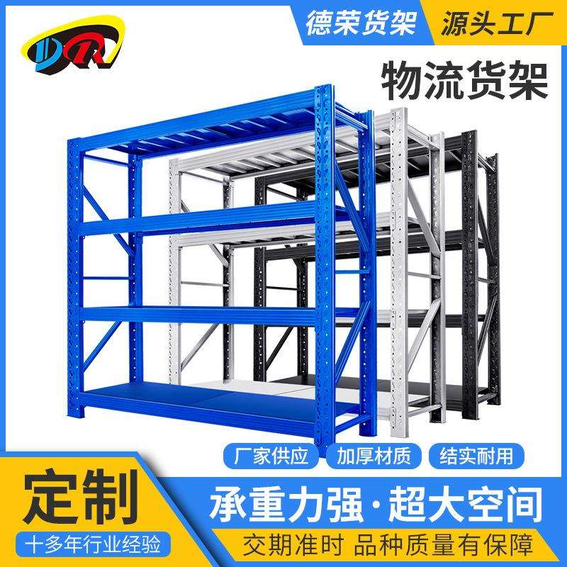 仓储货架多层置物架快递仓库重型货物展示架家用超市多层储物架图片