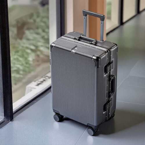 深灰色结实耐用拉杆杯架行李箱16寸杯架20寸大容量24寸铝框26超大