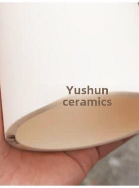 氧化铝耐磨耐高温空心陶瓷管9599刚玉管绝缘热电偶保护管炉壳