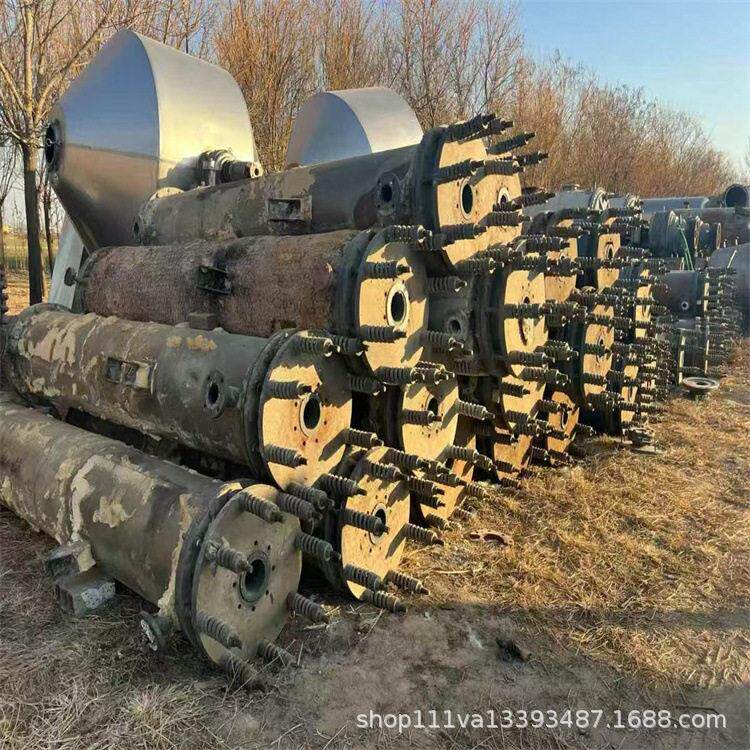二手10-100平方石墨冷凝器 化工石墨热交换器 不锈钢列管冷凝器
