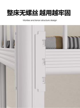 钢制上下床学校舍公人xcc-9876寓上下铺宿双层床双工地工人高低铁