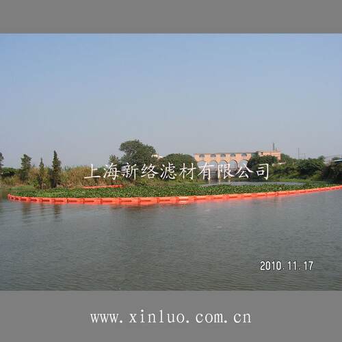 新络固体浮子式WGV600型PVC围油栏河道水面拦截油污垃圾围油栏