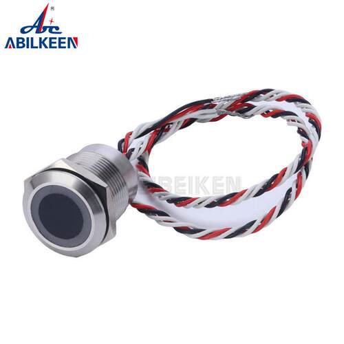 厂家供应 复位红外线感应开关不锈钢配线 2-10cm感应距离可调节