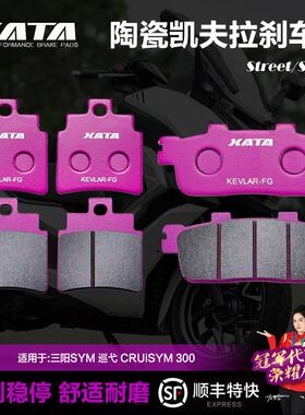 XATA陶瓷煞车片 适用三阳SYM 巡弋 CRUiSYM 300 前后改装碟煞皮