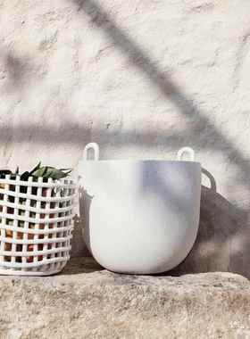 陶瓷VFO摆件雕像术欧式雕塑酒店样板间艺花桌面瓶居粗陶家花盆