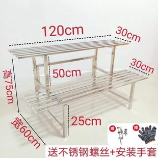 不锈钢花架外413阳台地多层加宽阶花盆置梯物架室内落简约多肉花