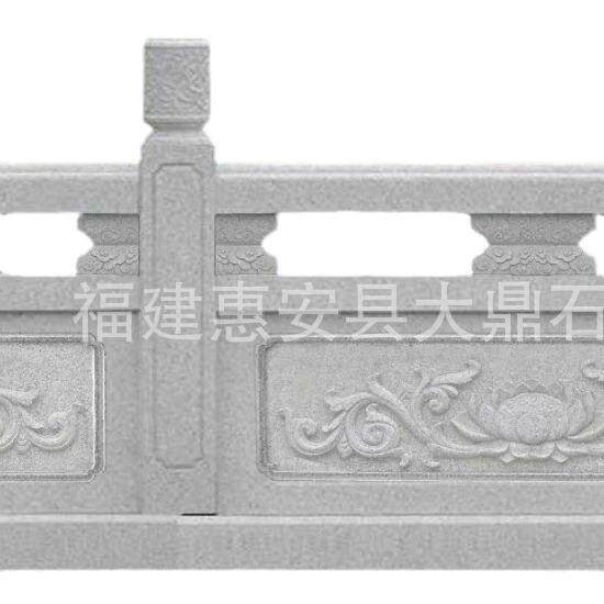 栏杆花岗岩石围墙石柱外墙石雕