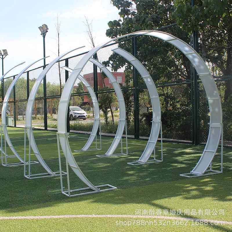 新款铁艺婚婚道具礼星光大道拱门铁艺BIZ阳光庆拱门婚庆板婚礼通