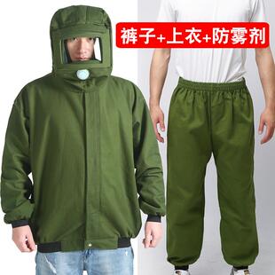 正品嘉防护喷砂服油喷漆帽抛湖光砂帆布服喷漆服服喷砂服喷砂喷砂