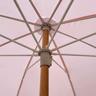2022新款 流苏遮阳伞海边太阳伞户外实木广告沙滩伞遮阳伞