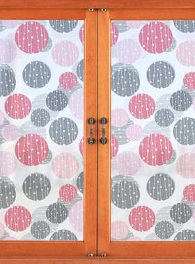 D1175可移除背胶窗户移门装饰贴膜PVC磨砂玻璃贴透光不透明