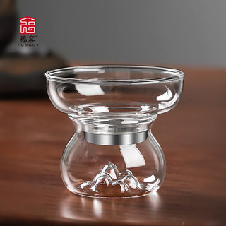 玻璃茶漏茶滤创意滤茶器茶具过滤网茶隔茶叶滤网观山公道杯过滤器