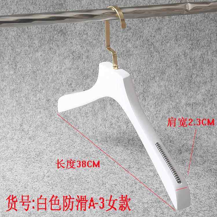 正品白色衣架木实衣裤架男女装覆古服装店专LOG架用O