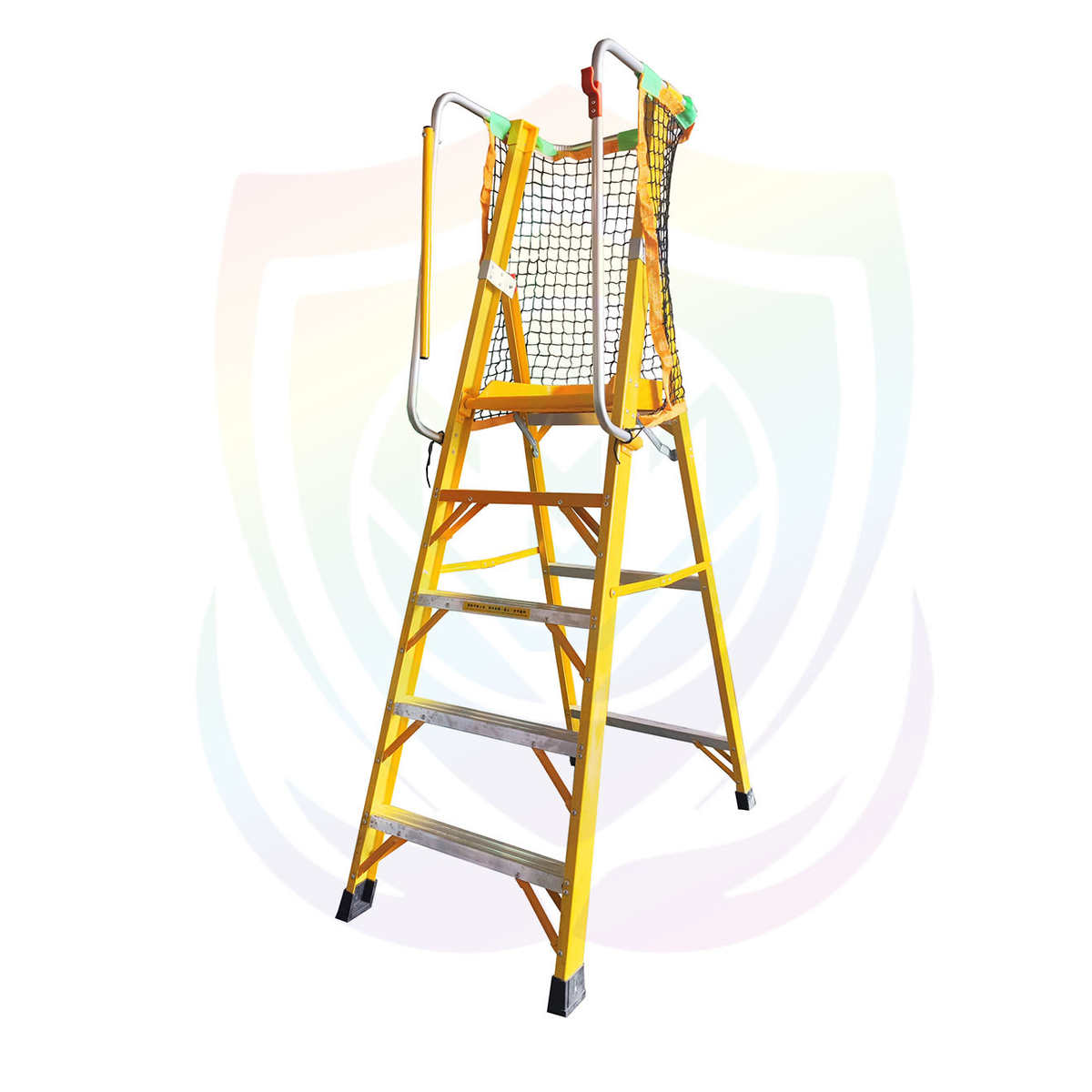 厂家 玻璃钢加厚加固家用折叠梯 四五步工程平台单侧人字楼梯