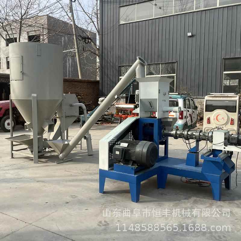 养殖颗粒机饲料制粒机鱼饲料狗粮膨化机狗粮机饲料机