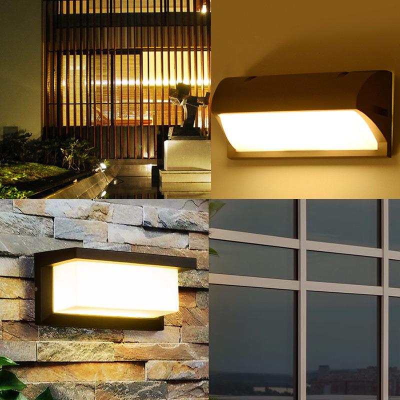 户外壁灯水酒店防花园墙现壁灯具庭院别墅简约代阳MWG台LED壁灯跨