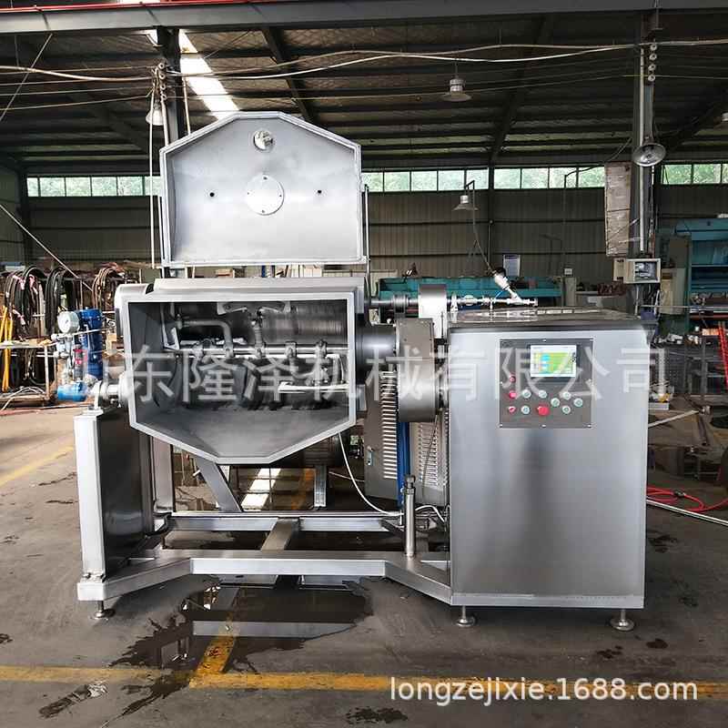 果酱卧式搅拌炒锅不变色的果酱馅料炒制设备搅拌锅生产厂家