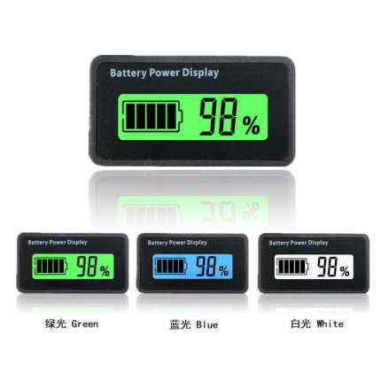 12v24v36v48v电瓶电量显示模块锂电铅酸蓄电池电车电池电量显示器
