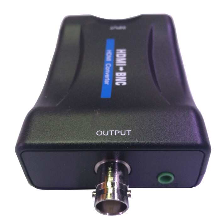 HDMI转BNC转换器HDMI 转Q9头监控视频信号转换盒HDMI转复合视频