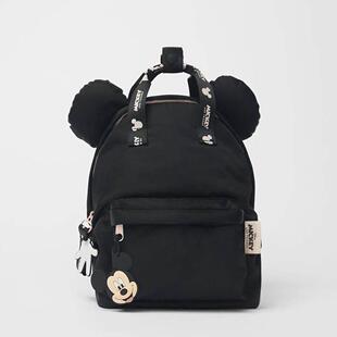 Black Mickey Backpacks Cartoon Fashion Kindergarten Kids0