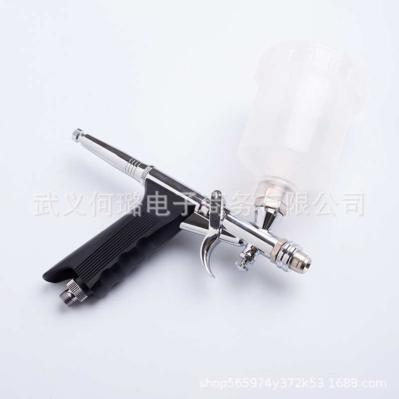 供应218扇形雾化圆形喷头喷笔带调压模型汽车喷漆口径0.5