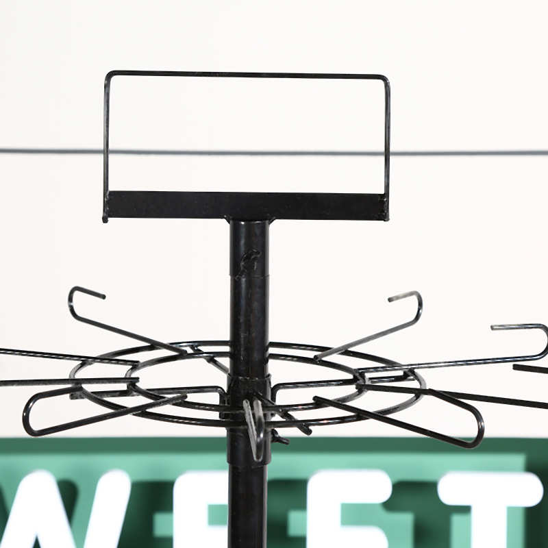 架架展示架拆5立地架旋转可钩半饰品防盗层式架可挂件艺铁架钩