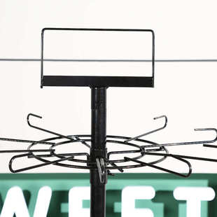 立地式 5层架钩架可拆可旋转挂件架铁艺架饰品架展示架半防盗钩