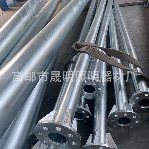 晟明厂家高杆灯灯杆 户外led高杆灯镀锌路灯杆 交通指示柱杆