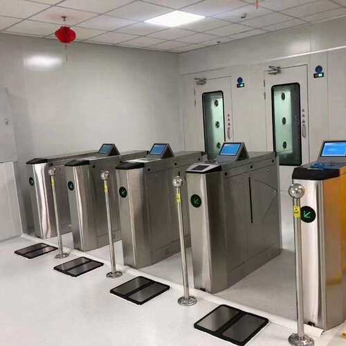 江浙沪人脸识别静电闸机智能ESD防静电门禁系统配三辊闸翼闸