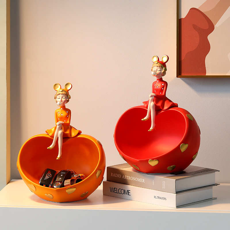 入户门口放钥匙挂架玄关柜挂钥匙树枝收纳置物架创意挂钩装饰摆件