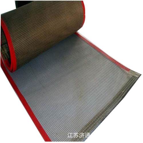 济通输送网带阻燃防火特氟龙网状输送网干燥效率高厂家销售