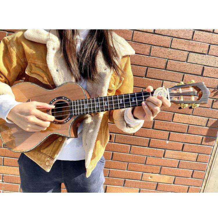 27寸全单吉他Ukulele木尤克里里专业指弹K50SS-27乐器厂家供应