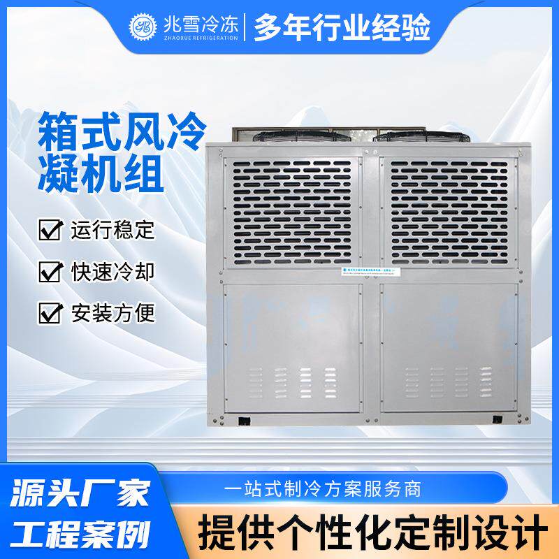 箱式风冷凝机组 工业螺杆式制冷机 冷冻箱式风冷冷水机组