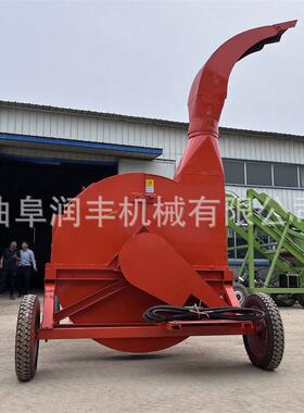 养草牛养羊牛饲草揉丝机干湿稻秸秆切碎机畜牧养殖喷铡场JRN草机
