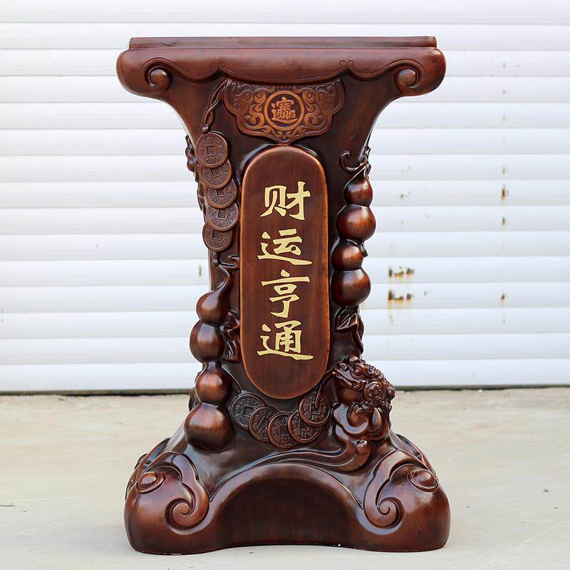 树脂底座财运亨通招财进宝金蟾武财神关公落地摆件工艺品装饰台子