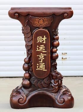 树脂底座财运亨通招财进宝金蟾武财神关公落地摆件工艺品装饰台子