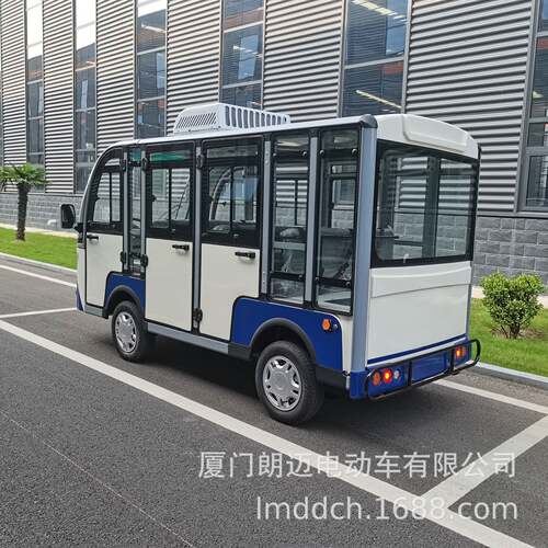 漳州封闭式8座带空调电观光巡逻GD08AM车车 景区观动光电瓶售中销