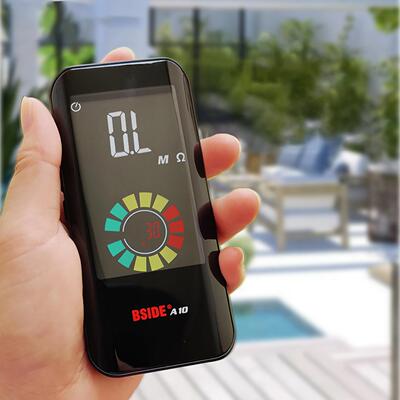 跨境爆品BSIDE A10智能迷万用表彩屏多用表二极管电容温度仪表