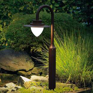 户外防水家用照明庭院灯北约现代弯头草坪灯别墅小区过道灯