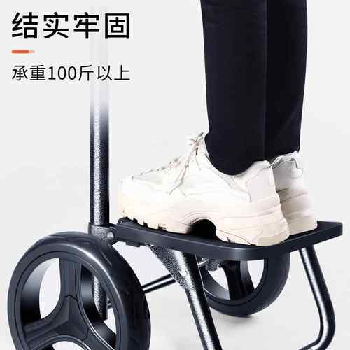 买菜车小拉车家用折手叠轻布便推袋老年人购物拉杆车便携10012240