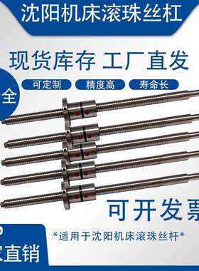 沈阳机床丝杆cak4085 3665 3675数控车床x轴滚珠丝杠 L595 498