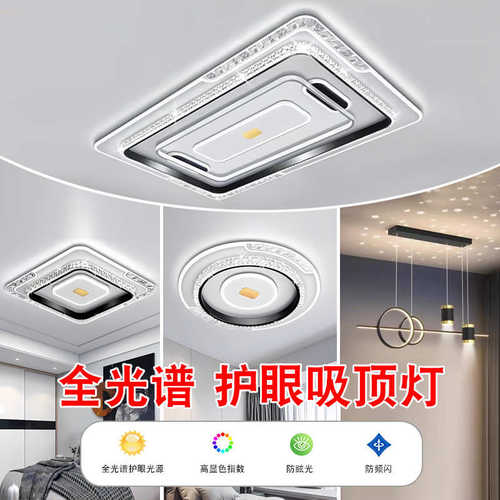 2025大气现代led亮智能客厅全卧室超灯具灯灯屋中山语音简约新款