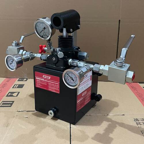 PMI45S-Y双作用手动液压泵配3L铁制油箱