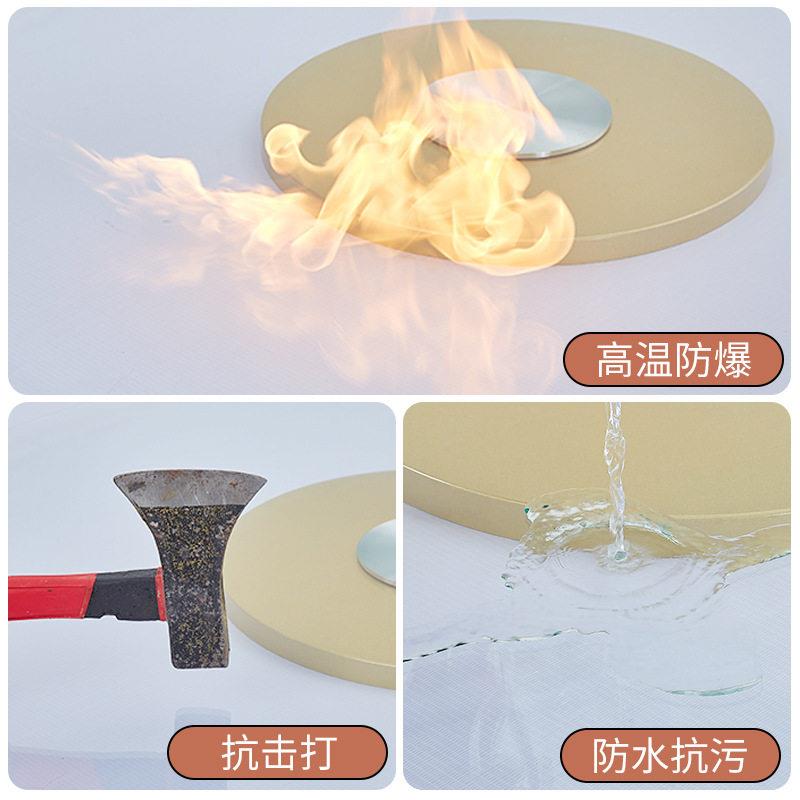 厂家直批餐桌钢化玻璃转盘圆桌玻璃转盘家用饭店圆形钢化玻璃转盘