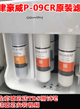 Coway熊津豪威P09CR净水器原配滤芯家用厨房净水器直饮机耗材包邮