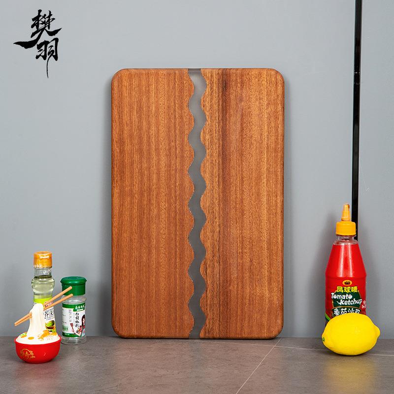 树脂乌檀木菜板厨房家用双面加厚切菜砧板现代简约耐用厂家供应