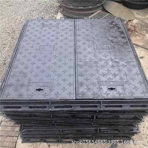 球墨铸铁井盖D400方形电缆井盖弱电盖板窖井