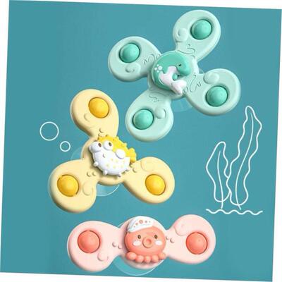 Montessori Baby Bath Toys For Boy Children Bathing Sucker