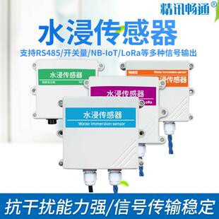 漏水检测仪警报器水浸变送器浸水报警机房仓库485水浸感测警报器